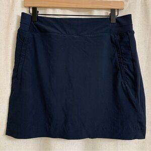 Athleta Athletic Navy Blue Lined Skirt 10